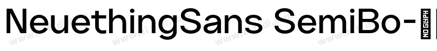 NeuethingSans SemiBo字体转换 NeuethingSans SemiBo字体转换